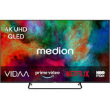 Medion LIFE MD 850602, QLED-Fernseher 125.7 cm (50 Zoll), schwarz, UltraHD/4K, Triple Tuner, VIDAA