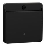 Merten Card Schalter mit Hotelkartenhalter und Beleuchtung, Abdeckung schwarz, Retail