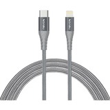 Nevox Lightning > USB-C Datenkabel MFi silber/grau, 50cm