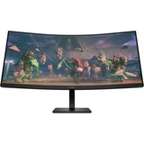 OMEN 34c , Gaming-Monitor 86.4 cm (34 Zoll), schwarz, WQHD, VA, AMD Freesync Premium, DisplayPort, HDMI, 165Hz Panel