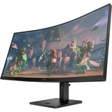 OMEN 34c , Gaming-Monitor 86.4 cm (34 Zoll), schwarz, AMD Freesync Premium, DisplayPort, HDMI, 165Hz Panel