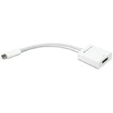 OWC USB Adapter, USB-C Stecker > DisplayPort Buchse weiß, 11cm