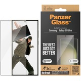 PanzerGlass DisplayschutzUltra-Wide Fit, Schutzfolie transparent/schwarz, Samsung Galaxy S24 Ultra, EasyAligner