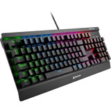 Sharkoon SKILLER SGK3, Gaming-Tastatur schwarz, BE-Layout, Kailh Brown