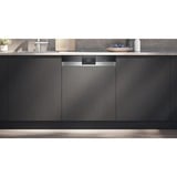 Siemens SN53ES02CE IQ300, Spülmaschine edelstahl (gebürstet)/schwarz, 60 cm, Home Connect