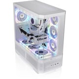 Thermaltake View 370 TG ARGB , Tower-Gehäuse weiß, Tempered Glass x 3