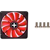 Xilence Performance C PWM Serie 140x140x25, Gehäuselüfter schwarz/rot, 140 mm