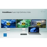 i-tec USB-C Triple Display Docking Station, Dockingstation schwarz