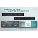 i-tec USB-C Triple Display Docking Station, Dockingstation schwarz