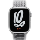 Apple Nike Sport Loop, Uhrenarmband hellgrau/dunkelgrau, 45 mm