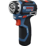 Bosch Professional Akku-Bohrschrauber GSR 12V-32 FC Professional, 12Volt blau/schwarz, ohne Akku und Ladegerät, inkl. 5 Aufsätze, L-BOXXX