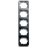 Busch-Jaeger Rahmen fünffach senkrecht alpha platin, Retail