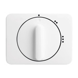 Busch-Jaeger Zentralscheibe stufen Drehschalter glänzend für Dreistufen Drehschalter, Abdeckung weiß (glänzend), Retail