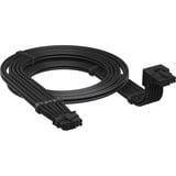 Corsair 90°-12V-2x6-GPU Stromkabel (Stil A) schwarz, 65cm, Sense Pins unter dem 12-poligen Anschluss