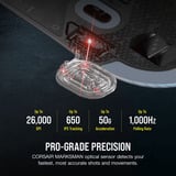 Corsair M75 WIRELESS, Gaming-Maus schwarz