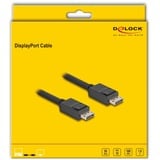DeLOCK Kabel DisplayPort 2.1 Stecker > DisplayPort Stecker, 16K, 80 Gbps schwarz, 1,8 Meter