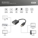 Digitus DisplayPort auf DVI Adapter / Konverter schwarz