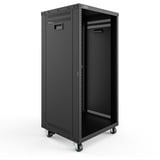 Digitus Universal 19-Zoll Equipment Rack mit Rollen, Rack, Server-Gehäuse schwarz, 21 Höheneinheiten