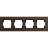 Gira Abdeckrahmen 4fach braun, Retail