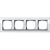 Gira Abdeckrahmen vierfach weiß, Retail