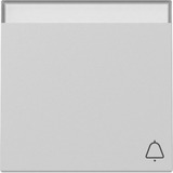 Gira Wippe mit Symbol und Beschriftungsfeld Klingel Blanko Beschriftungsschild liegt bei grau, Retail