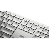 HP 970 Programmierbare Wireless-Tastatur (3Z729AA) silber, DE-Layout