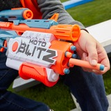 Hasbro Nerf Elite 2.0 Motoblitz CS-10, Nerf Gun blaugrau/orange