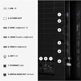 Hisense ULED 75E8S MiniLED , QLED-Fernseher 189 cm (75 Zoll), schwarz/dunkelgrau, UltraHD/4K, Triple Tuner, Subwoofer, 144Hz Panel