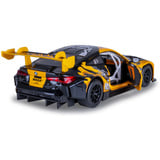 Jamara BMW M4 GT3 Diecast, Modellfahrzeug gelb, Maßstab 1:24, inkl. Knopfzellen