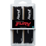 Kingston FURY DIMM 32 GB DDR5-5200 (2x 16 GB) Dual-Kit, Arbeitsspeicher schwarz, KF552C40BBK2-32, FURY Beast, INTEL XMP