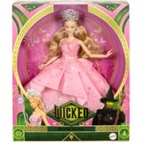 Mattel Wicked Glinda Deluxe-Modepuppe mit Accessoires und abnehmbarem Outfit