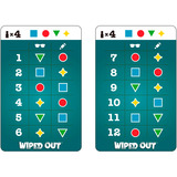 Mattel Wiped Out Partyspiel mit Brille und Hinweisen 