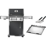 Napoleon Gasgrill Rogue PRO 425 Charcoal Grau + Plancha + Tool Set grau, mit SIZZLE-ZONE, Modell 2025