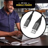Otterbox Premium Ladekabel USB-A > USB-C, USB-PD schwarz, 3 Meter