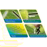 Schildkröt Tragbares Fussballtor XL, Fußballtor gelb/schwarz