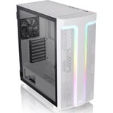 Thermaltake H590 TG ARGB Snow, Tower-Gehäuse weiß, Tempered Glass