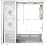 Thermaltake View 270 Plus WS ARGB , Tower-Gehäuse weiß/holz, Tempered Glass x 2, Holz-Struktur