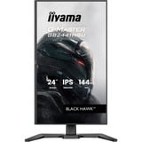 iiyama G-Master GB2441HSU-B1 Black Hawk, Gaming-Monitor 60.5 cm (23.8 Zoll), schwarz, FullHD, IPS, HDMI, DP, Free-Sync, USB-Hub, Höhenverstellung, 144Hz Panel