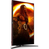 AOC U28G2XU/BK, Gaming-Monitor 71 cm(28 Zoll), schwarz/rot, UltraHD/4K, HDR, IPS, 144Hz Panel