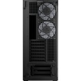 ARCTIC Xtender Mirror Black Design, Tower-Gehäuse schwarz, Tempered Glass x 2 (verspiegelt)