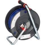 Brennenstuhl Garant IP44 Outdoor-Kabeltrommel, 3-fach schwarz/blau, 50 Meter