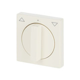 Busch-Jaeger Zentralscheibe mit Drehknopf für Jalousie, Abdeckung weiß, Retail