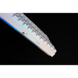 CHERRY XTRFY K33 Compact Wireless , Gaming-Tastatur weiß, DE-Layout, Rubberdome