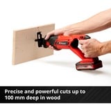 EINHELL Power X-Change Akku-Säbelsäge TE-AP 18 Li - Solo, 18Volt rot/schwarz, ohne Akku und Ladegerät