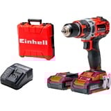 EINHELL Professional Akku-Schlagbohrschrauber TE-CD 18/50 Li-i BL, 18Volt rot/schwarz, 2x Li-Ionen Akku 2,0Ah