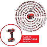 EINHELL Professional Akku-Schlagbohrschrauber TE-CD 18/50 Li-i BL, 18Volt rot/schwarz, 2x Li-Ionen Akku 2,0Ah