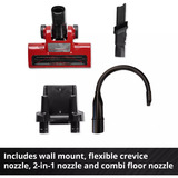 EINHELL TE-SV 18 Li (1x 4,0), Stielstaubsauger rot/schwarz