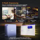 GEEKOM AX8 MAX, Mini-PC silber, Windows 11 Pro