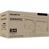 GIGABYTE G34WQC A, Gaming-Monitor 86 cm (34 Zoll), schwarz, WQHD, VA,  Adaptive-Sync, HDR, 144Hz Panel