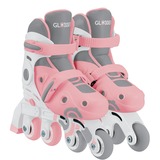 GLOBBER Learning Skates 2 in 1 Gr. 30-33, Inline-Skates rosa